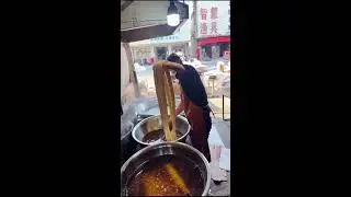 Uncut Snack Livestream | Real-Time Dough Pulling & Frying | Ambient Sounds Only