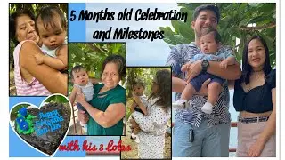 5months old celebration and milestones/with his 3 Lolas/Team Tiongson