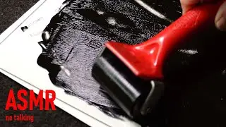 ASMR ink rolling, no talking