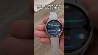Easy way to activate Power Saving Mode on Samsung Galaxy Watch #samsung #galaxywatch6 #shorts