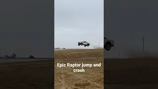 Epic raptor jump + crash