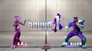 SF6 | MONOPR(AKI) VS #MENARD(M. BISON) FT3 - High Level Replay