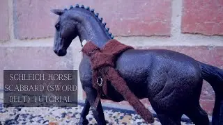 Schleich Horse Scabbard (sword belt) tutorial