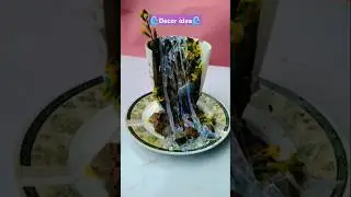 Broken tea cup waterfall🌊☕😱/home decor idea#diy#5mintcraft#showpiece#waterfall#shorts#viral