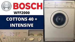 Bosch WFF2000 Washing Machine - Cottons 40 + Intensive