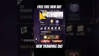 Free Fire New Bio Code | Free Fire New Tranding Bio Code | Gold Flake Bio Code #freefirebio #shorts