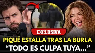 💥PIQU&Eacute; ESTALLA EN VIVO Y MANDA UN MENSAJE DEMOLEDOR PARA SHAKIRA TRAS LA BURLA VIRAL