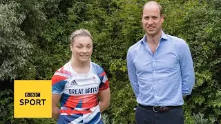 The Duke of Cambridge meets Team GB boxer Lauren Price | Tokyo 2020