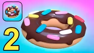 Donuts Factory Idle - Gameplay Walkthrough Part 2 New Levels Upgrade ( Android,iOS )
