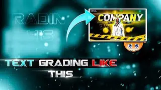 😲 Tutorial For Text Grading 😍|| Free fire montage || Thumbnail tutorial