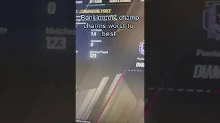Is my ratings correct for my charms 🫢 #champion #rainbowsixsiege #gaming #ranked