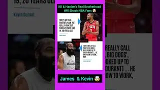 KD & Harden&rsquo;s Real Brotherhood Will Shock NBA Fans 🤯#nbashorts #nba #basketball #nbaaustralia#sports