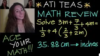 ATI TEAS MATH REVIEW || SOLVED PROBLEMS by Jane Maciejewski