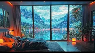 10 hr Rain on Window for Sleep and Relaxation - Mind Reset for Busy Professionals