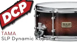 Tama SLP Dynamic Kapur Snare Drum 14x6.5 Black Kapur Burst