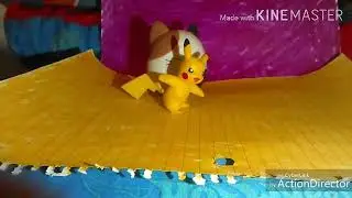 Pikachu Toys In Stop Motion #ToyAnimation #happyeaster @Mr.Face222 and @EBTheOriginalMaster