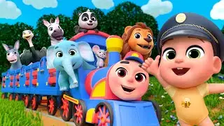 Train Choo Choo Song (Safari Version) | Lalafun Nursery Rhymes & Kids Songs