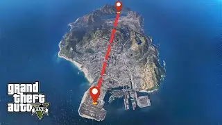 Recorr&iacute; TODO el mapa de GTA V en l&iacute;nea recta&hellip;