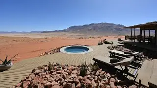 Заповедник Намибранд, Намибия &mdash; тур по номеру в отеле Wolwedans Desert Lodge (люкс с видом на горы)