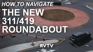New Roundabout at Route 419 and 311 in Roanoke County
