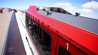 Pikes Peak: Departure of the Cog Railway Vehicle