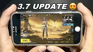 New 3.7 update🔥gameplay | iPhone 7 update 3.7 gameplay🥵| PUBGM