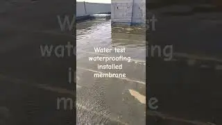 Waterproofing #project #constructionindustry #saudiarabia #water #waterproofing #test #qaqc