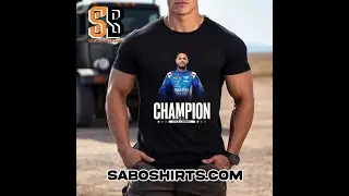 Kyle Larson Champions 2025 Nascar Cup Series Championship T-Shirt || Saboshirts.com