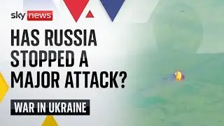 Ukraine war: Russia's defence ministry claims it has thwarted large attack in Donetsk