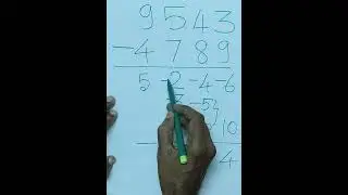 SUBTRACTION SHORT #music #maths #educational videos