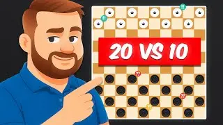 10 DAMEK czy 20 PIONÓW? Co wygra w WARCABY?