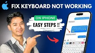 How To FIX Your iPhone Keyboard If It's Not Working