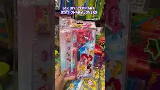 MR.DIY VS DMART STATIONARY 🌈#stationery #shortfeed #shopping #dmartshoping #dmartunder99