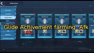 Tower of Fantasy Glide  Achievement Afk farming 幻塔 滑行成就