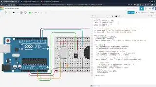 Fire Detection System in Tinkercad