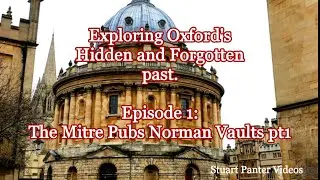 Exploring the norman vaults underneath the Mitre pub in Oxford England