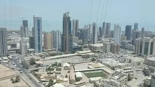 Amazing view in Kuwait City KIPTO Tower Alamgir