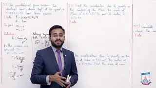Class 9 - Physics - Chapter 5 - Lecture 10 Numericals (5.1 to 5.5) - Allied Schools