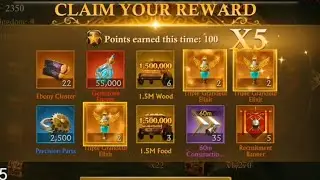 Rank 2 from 9th rank in pirate chest event in GOG | Back to back 2 times 5x points | #k518 #gog