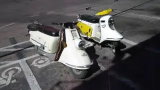 MVI 0046 Heinkel Tourist and Fuji Rabbit 150 Touring