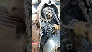 Stater moter chain replace to timing chain | #shots