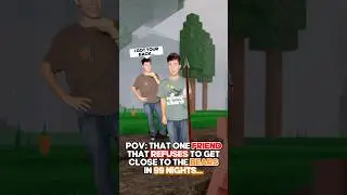 We ALL HAVE This ONE SCARED BESTIE In 99 Nights In The FOREST💀🌳🦌