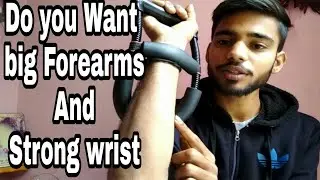 increase wrist power at home. build massive forearm at home in hindi- fitsy wrist exerciser.