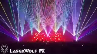 Chainsmokers Laser Show - Laser Wolf FX