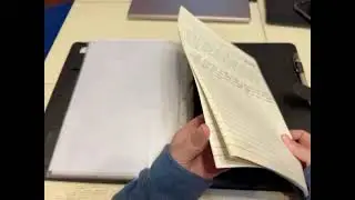 How to open & close your A4 A3 binder portfolio?