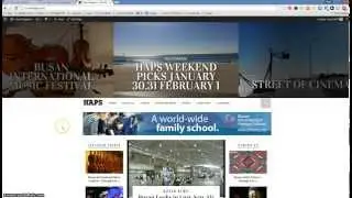 Event posting on Busanhaps.com