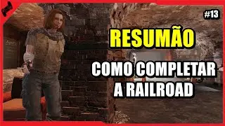 Fallout 4 - Pegando A FIBRA BALÍSTICA e Completando a RAILROAD (RESUMÃO #13)
