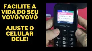 Configurando Celular Idoso, Multilaser Vita (Modelo: P9120).