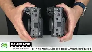 Sea Frogs Salted Line 40m/130ft Waterproof Housing with HDMI 2.0 Support for Sony FX3/FX30 Cameras.