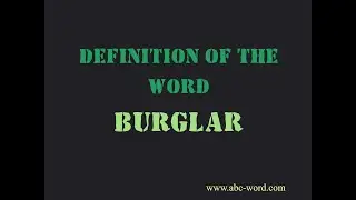 Definition of the word 